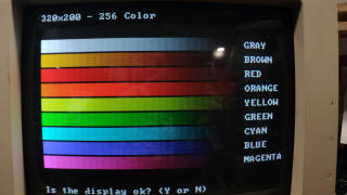 Compaq BIOS 256 color test