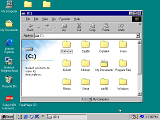 Windows 98 SE Explorer