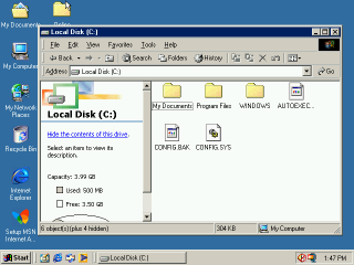 Windows ME Explorer