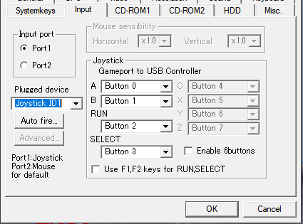 Input control tab