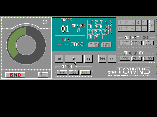 Graphical CD player app