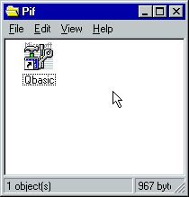 Windows 95 PIFs folder