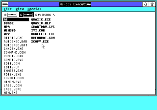 Windows/386 desktop