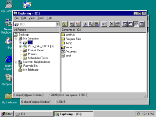 Windows NT 4 Explore View