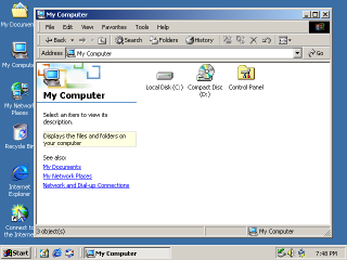 Windows 2000 Explorer Related Links